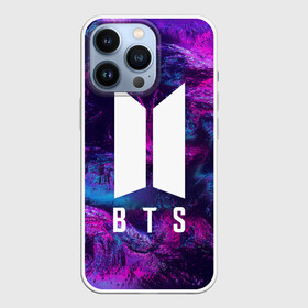 Чехол для iPhone 13 Pro с принтом BTS NEON в Кировске,  |  | Тематика изображения на принте: bangtan boys | bts | бтс