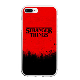 Чехол для iPhone 7Plus/8 Plus матовый с принтом STRANGER THINGS в Кировске, Силикон | Область печати: задняя сторона чехла, без боковых панелей | stranger things | очень странные дела