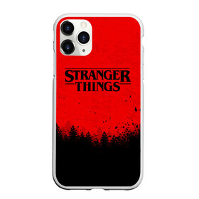 Чехол для iPhone 11 Pro матовый с принтом STRANGER THINGS в Кировске, Силикон |  | stranger things | очень странные дела