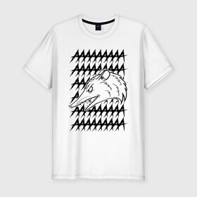 Мужская футболка премиум с принтом Злой опосум в Кировске, 92% хлопок, 8% лайкра | приталенный силуэт, круглый вырез ворота, длина до линии бедра, короткий рукав | животные | крик | опоссум