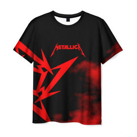 Мужская футболка 3D с принтом Metallica в Кировске, 100% полиэфир | прямой крой, круглый вырез горловины, длина до линии бедер | metalica | metallica | группа | джеймс хэтфилд | кирк хэмметт | ларс ульрих | метал | металика | металлика | миталика | музыка | роберт трухильо | рок | трэш | трэшметал | хард | хеви