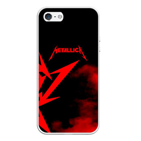 Чехол для iPhone 5/5S матовый с принтом Metallica в Кировске, Силикон | Область печати: задняя сторона чехла, без боковых панелей | metalica | metallica | группа | джеймс хэтфилд | кирк хэмметт | ларс ульрих | метал | металика | металлика | миталика | музыка | роберт трухильо | рок | трэш | трэшметал | хард | хеви