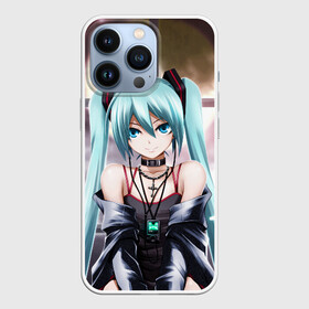 Чехол для iPhone 13 Pro с принтом Мику Хацунэ в Кировске,  |  | anime | character | geisha | hatsune miku | japan | kimono | manga | style | аниме | вокалоид | девушки | манга | мульт | оружие | сёдзё | сериал | хатсуне мику