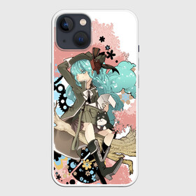 Чехол для iPhone 13 с принтом Мику Хацунэ в Кировске,  |  | anime | character | geisha | hatsune miku | japan | kimono | manga | style | аниме | вокалоид | девушки | манга | мульт | оружие | сёдзё | сериал | хатсуне мику