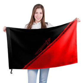 Флаг 3D с принтом Metallica в Кировске, 100% полиэстер | плотность ткани — 95 г/м2, размер — 67 х 109 см. Принт наносится с одной стороны | 