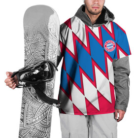 Накидка на куртку 3D с принтом FC Bayern Munchen 2019 в Кировске, 100% полиэстер |  | bayern | football | munchen | бавария | бундеслига | мюнхен | спорт | футбол | футбольный клуб