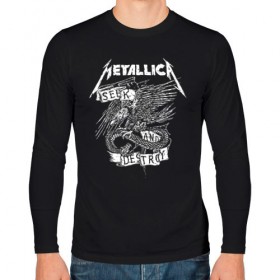 Мужской лонгслив хлопок с принтом Metallica в Кировске, 100% хлопок |  | metalica | metallica | группа | джеймс хэтфилд | кирк хэмметт | ларс ульрих | метал | металика | металлика | миталика | музыка | роберт трухильо | рок | трэш | трэшметал | хард | хеви