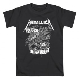 Мужская футболка хлопок с принтом Metallica в Кировске, 100% хлопок | прямой крой, круглый вырез горловины, длина до линии бедер, слегка спущенное плечо. | metalica | metallica | группа | джеймс хэтфилд | кирк хэмметт | ларс ульрих | метал | металика | металлика | миталика | музыка | роберт трухильо | рок | трэш | трэшметал | хард | хеви