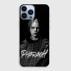 Чехол для iPhone 13 Pro Max с принтом PHARAOH (Ч Б) в Кировске,  |  | Тематика изображения на принте: dead | dead dynasty | dynasty | pharaoh | rap | реп | рэп | фара | фараон