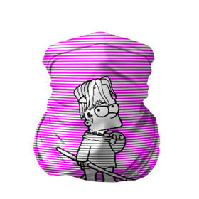 Бандана-труба 3D с принтом Lil Peep (Hell Boy) в Кировске, 100% полиэстер, ткань с особыми свойствами — Activecool | плотность 150‒180 г/м2; хорошо тянется, но сохраняет форму | alone | boy | hell | hell boy | lil | lil peep | peep | rap | sad | лил пип | маленький пип | пип | реп | рэп