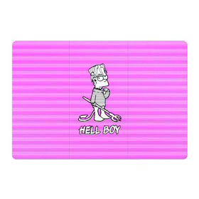 Магнитный плакат 3Х2 с принтом Lil Peep (Hell Boy) в Кировске, Полимерный материал с магнитным слоем | 6 деталей размером 9*9 см | Тематика изображения на принте: alone | boy | hell | hell boy | lil | lil peep | peep | rap | sad | лил пип | маленький пип | пип | реп | рэп