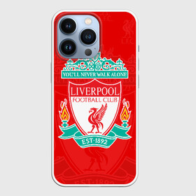 Чехол для iPhone 13 Pro с принтом Liverpool (2) в Кировске,  |  | Тематика изображения на принте: champions | england | league | liverpool | англия | ливерпуль | лига | чемпионов