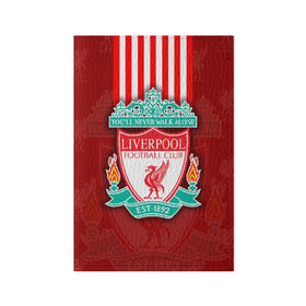 Обложка для паспорта матовая кожа с принтом Liverpool (6) в Кировске, натуральная матовая кожа | размер 19,3 х 13,7 см; прозрачные пластиковые крепления | Тематика изображения на принте: champions | england | league | liverpool | англия | ливерпуль | лига | чемпионов