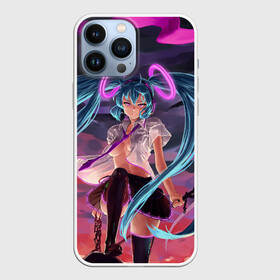 Чехол для iPhone 13 Pro Max с принтом Geisga Hatsune Miku в Кировске,  |  | anime | character | geisha | hatsune miku | japan | kimono | manga | style | аниме | вокалоид | девушки | манга | мульт | оружие | сёдзё | сериал | хатсуне мику