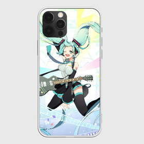 Чехол для iPhone 12 Pro с принтом Hatsune Miku  в Кировске, силикон | область печати: задняя сторона чехла, без боковых панелей | Тематика изображения на принте: anime | character | geisha | hatsune miku | japan | kimono | manga | style | аниме | вокалоид | девушки | манга | мульт | оружие | сёдзё | сериал | хатсуне мику