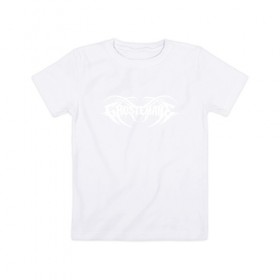 Детская футболка хлопок с принтом GHOSTEMANE в Кировске, 100% хлопок | круглый вырез горловины, полуприлегающий силуэт, длина до линии бедер | eric whitney | ghostemane