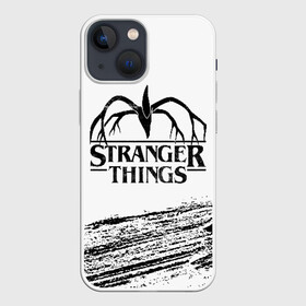 Чехол для iPhone 13 mini с принтом STRANGER THINGS в Кировске,  |  | 011 | down | eleven | netflix | season | series | strange | stranger | things | upside | дела | дина | загадочные | монстр | монстры | одиннадцать | очень | сезон | сериал | сериалы | события | странные | ужасы