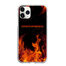 Чехол для iPhone 11 Pro матовый с принтом DISTURBED (НА СПИНЕ) в Кировске, Силикон |  | disturbed | дистурбед