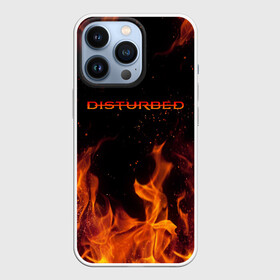 Чехол для iPhone 13 Pro с принтом DISTURBED (НА СПИНЕ) в Кировске,  |  | Тематика изображения на принте: disturbed | дистурбед