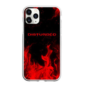 Чехол для iPhone 11 Pro Max матовый с принтом DISTURBED (НА СПИНЕ) в Кировске, Силикон |  | disturbed | дистурбед