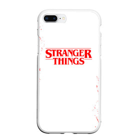 Чехол для iPhone 7Plus/8 Plus матовый с принтом STRANGER THINGS в Кировске, Силикон | Область печати: задняя сторона чехла, без боковых панелей | stranger things | очень странные дела