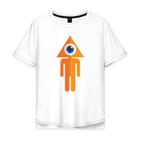 Мужская футболка хлопок Oversize с принтом Новый мировой порядок в Кировске, 100% хлопок | свободный крой, круглый ворот, “спинка” длиннее передней части | 