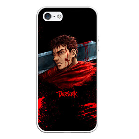 Чехол для iPhone 5/5S матовый с принтом BERSERK (4) в Кировске, Силикон | Область печати: задняя сторона чехла, без боковых панелей | anime | berserk | manga | аниме | берсерк | манга