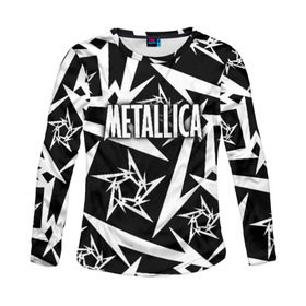 Женский лонгслив 3D с принтом Metallica в Кировске, 100% полиэстер | длинные рукава, круглый вырез горловины, полуприлегающий силуэт | metalica | metallica | группа | джеймс хэтфилд | кирк хэмметт | ларс ульрих | метал | металика | металлика | миталика | музыка | роберт трухильо | рок | трэш | трэшметал | хард | хеви