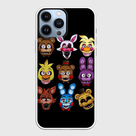 Чехол для iPhone 13 Pro Max с принтом Five Nights at Freddy в Кировске,  |  | 4 | animation | bonnie | chica | fnaf | foxy | freddy | funny | horror | pizza | scary | sfm | бонни | майк | ночей | пять | ужас | фокси | фредди | чика | шмидт