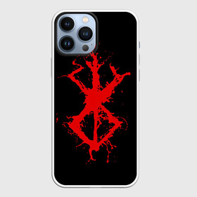 Чехол для iPhone 13 Pro Max с принтом BERSERK logo elements red в Кировске,  |  | anime | anime berserk | berserk | knight | manga | аниме | аниме берсерк | берсерк | манга | рыцарь