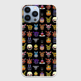 Чехол для iPhone 13 Pro Max с принтом Five Nights at Freddy в Кировске,  |  | 4 | animation | bonnie | chica | fnaf | foxy | freddy | funny | horror | pizza | scary | sfm | бонни | майк | ночей | пять | ужас | фокси | фредди | чика | шмидт