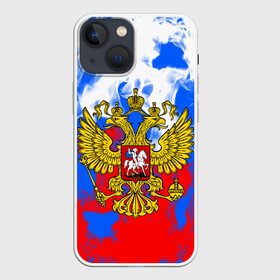 Чехол для iPhone 13 mini с принтом RUSSIA Flame Collection в Кировске,  |  | Тематика изображения на принте: fire | flame | russia | sport | tricolor | герб | огонь | патриот | патриотизм | пламя | россия | спорт | триколор | флаг россии