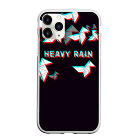 Чехол для iPhone 11 Pro матовый с принтом Heavy Rain (Glitch) в Кировске, Силикон |  | Тематика изображения на принте: 3d | game | glitch | heavy rain | геометрия | глитч | игра | надпись | оригами | хеви рейн