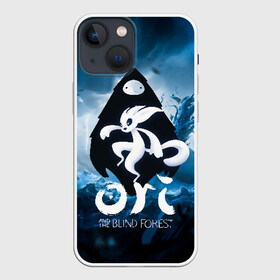 Чехол для iPhone 13 mini с принтом Ori   And The Will Of The Wisp в Кировске,  |  | microsoft studios | moon studios | ori | ori and the blind forest | unity | лес | луна | нибела | ночной лес | ночь | ори | платформер | сова