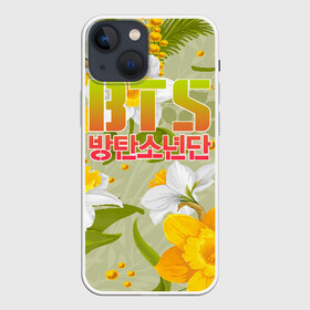 Чехол для iPhone 13 mini с принтом BTS в Кировске,  |  | bangtan | bighit | boy | fake love | j hope | jimin | jin | jungkook | korea | kpop | live | luv | mic drop | rm | suga | v | with | бтс | кей | поп