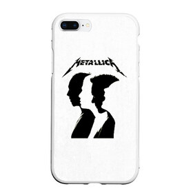 Чехол для iPhone 7Plus/8 Plus матовый с принтом Metallica в Кировске, Силикон | Область печати: задняя сторона чехла, без боковых панелей | metalica | metallica | группа | джеймс хэтфилд | кирк хэмметт | ларс ульрих | метал | металика | металлика | миталика | музыка | роберт трухильо | рок | трэш | трэшметал | хард | хеви