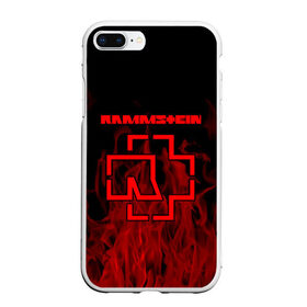 Чехол для iPhone 7Plus/8 Plus матовый с принтом RAMMSTEIN в Кировске, Силикон | Область печати: задняя сторона чехла, без боковых панелей | lindemann | rammstein | рамштайн | тилль линдеманн