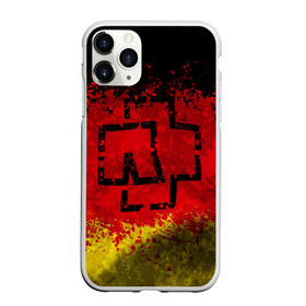 Чехол для iPhone 11 Pro матовый с принтом Rammstein (Флаг) в Кировске, Силикон |  | 3d | hard | logo | metal | music | rammstein | rock | брызги красок | знак | лого | метал | музыка | рамштайн | рок | символ | текстура | флаг rammstein