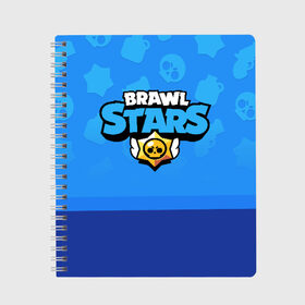 Тетрадь с принтом Brawl Stars в Кировске, 100% бумага | 48 листов, плотность листов — 60 г/м2, плотность картонной обложки — 250 г/м2. Листы скреплены сбоку удобной пружинной спиралью. Уголки страниц и обложки скругленные. Цвет линий — светло-серый
 | brawl | bs | fails | leon | stars | supercell | tick | бой | босс | бравл | броубол | бс | герои | драка | звезд | осада | сейф | старс | цель