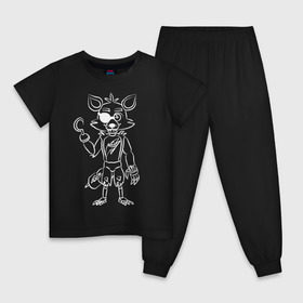 Детская пижама хлопок с принтом Five Nights at Freddy в Кировске, 100% хлопок |  брюки и футболка прямого кроя, без карманов, на брюках мягкая резинка на поясе и по низу штанин
 | Тематика изображения на принте: 