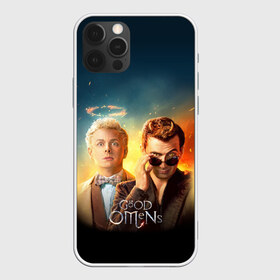 Чехол для iPhone 12 Pro Max с принтом Good Omens в Кировске, Силикон |  | good | omens | sheen | tennant | азирафель | ангел | благие знамения | демон | кроули | падший | теннант | шин