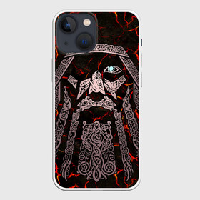 Чехол для iPhone 13 mini с принтом Odinn в Кировске,  |  | good | viking | vikings | бог | викинг | викинги | кельтское | один | плетение | скандинавы | славяне | язычник