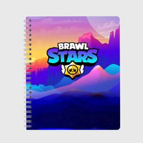 Тетрадь с принтом Brawl Stars в Кировске, 100% бумага | 48 листов, плотность листов — 60 г/м2, плотность картонной обложки — 250 г/м2. Листы скреплены сбоку удобной пружинной спиралью. Уголки страниц и обложки скругленные. Цвет линий — светло-серый
 | brawl | bs | fails | leon | stars | supercell | tick | бой | босс | бравл | броубол | бс | герои | драка | звезд | осада | сейф | старс | цель