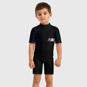 Детский купальный костюм 3D с принтом BMW в Кировске, Полиэстер 85%, Спандекс 15% | застежка на молнии на спине | bmw | абстракция | авто | автомобиль | лого | логотип | машина | скорость