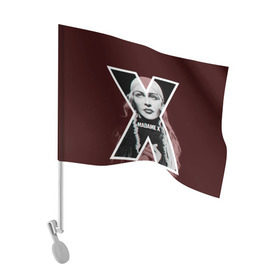 Флаг для автомобиля с принтом MADAMEX в Кировске, 100% полиэстер | Размер: 30*21 см | madamex | madonna | newalbom | мадонна | певица