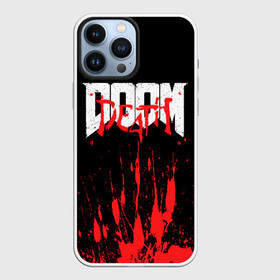 Чехол для iPhone 13 Pro Max с принтом DOOM Bloody в Кировске,  |  | Тематика изображения на принте: 2019 | bethesda | demon | doom | eternal | ethernal | game | games | logo | monster | runes | демон | дум | дуум | етернал | игра | игры | какодемон | кровь | лого | логотип | монстр | монстры | руны | символ | этернал