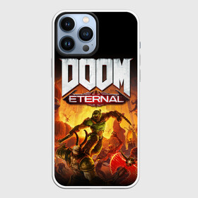 Чехол для iPhone 13 Pro Max с принтом DOOM Eternal в Кировске,  |  | 2019 | bethesda | demon | doom | eternal | ethernal | game | games | logo | monster | runes | демон | дум | дуум | етернал | игра | игры | какодемон | кровь | лого | логотип | монстр | монстры | руны | символ | этернал