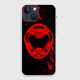 Чехол для iPhone 13 mini с принтом DOOM   Шлем в Кировске,  |  | 2019 | bethesda | demon | doom | eternal | ethernal | game | games | logo | monster | runes | демон | дум | дуум | етернал | игра | игры | какодемон | кровь | лого | логотип | монстр | монстры | руны | символ | этернал