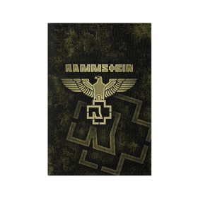 Обложка для паспорта матовая кожа с принтом Rammstein в Кировске, натуральная матовая кожа | размер 19,3 х 13,7 см; прозрачные пластиковые крепления | lindemann | rammstain | rammstein | rammstein 2019 | ramstein | группы | метал | музыка | рок | тилль линдеманн