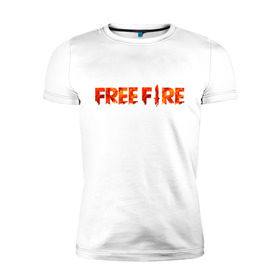 Мужская футболка премиум с принтом Free Fire в Кировске, 92% хлопок, 8% лайкра | приталенный силуэт, круглый вырез ворота, длина до линии бедра, короткий рукав | 